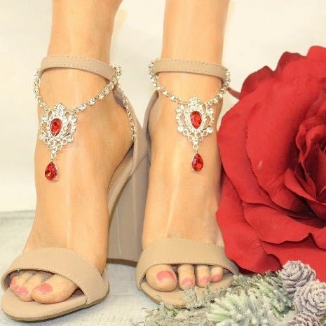 Ruby on sale ankle bracelet