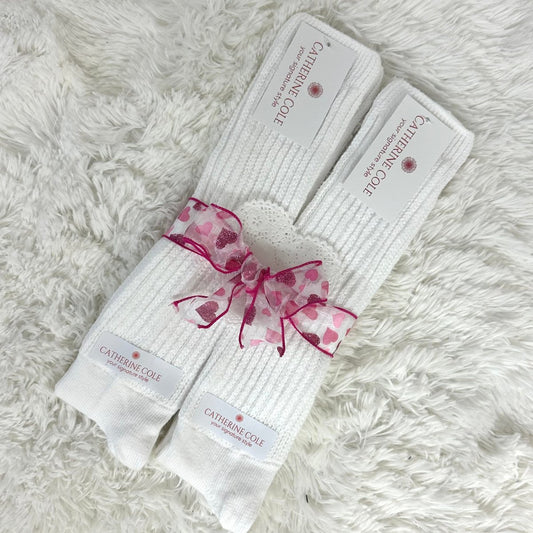 2 pairs bundle ULTIMATE slouch socks - Valentines Day - Catherine Cole signature socks