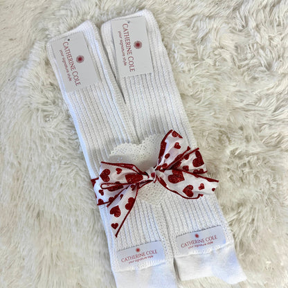 2 pairs bundle ULTIMATE slouch socks - Valentines Day