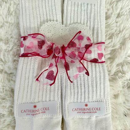 2 pairs bundle ULTIMATE slouch socks - Valentines Day - Catherine Cole signature socks