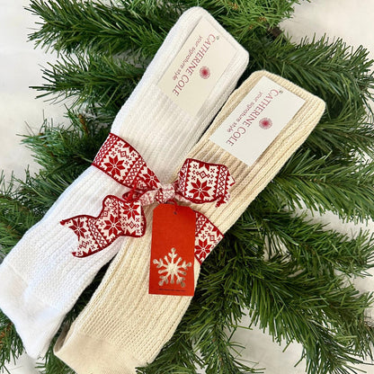 2 pairs bundle ULTIMATE slouch socks -Holiday Christmas gift set