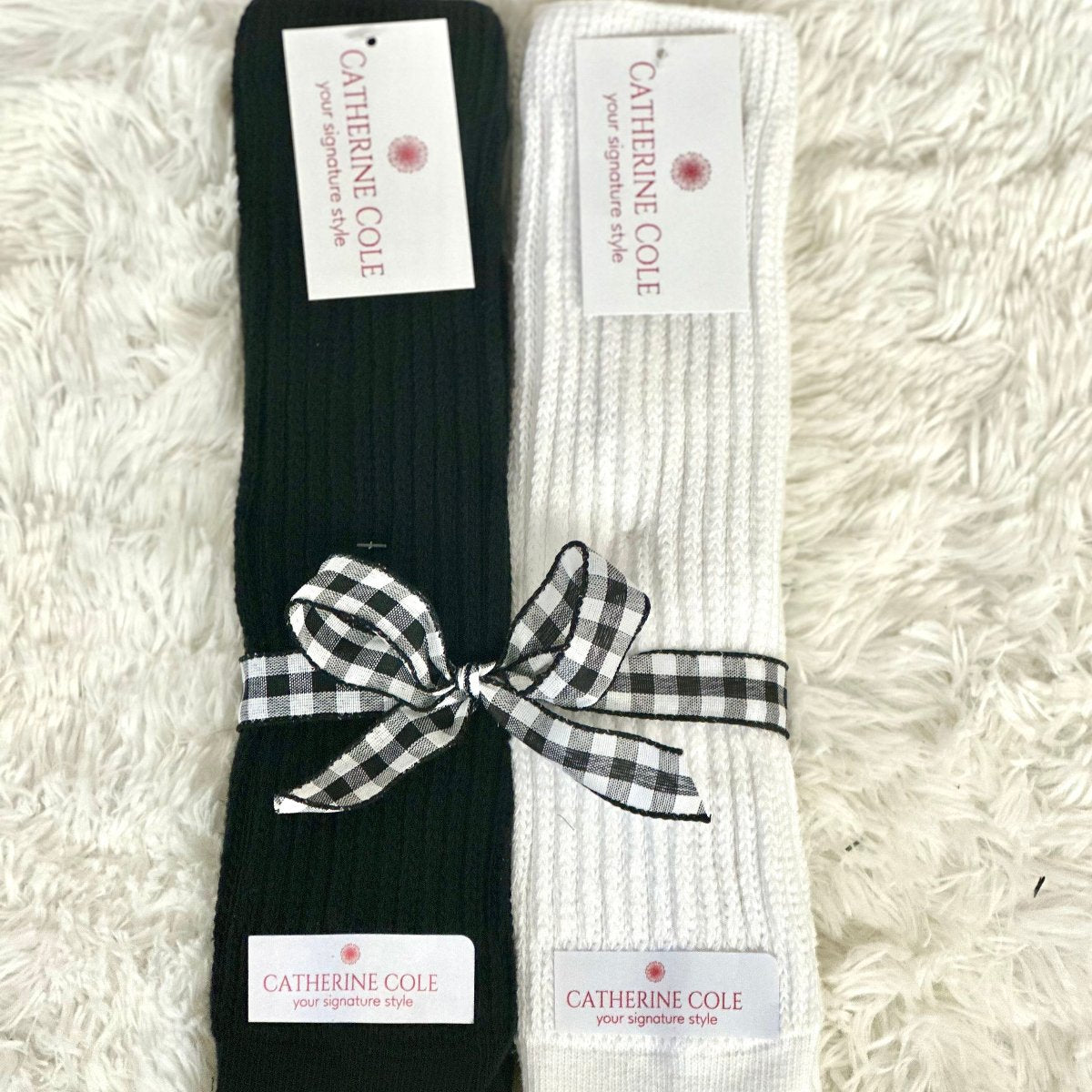 2 pairs bundle ULTIMATE slouch socks -black, white