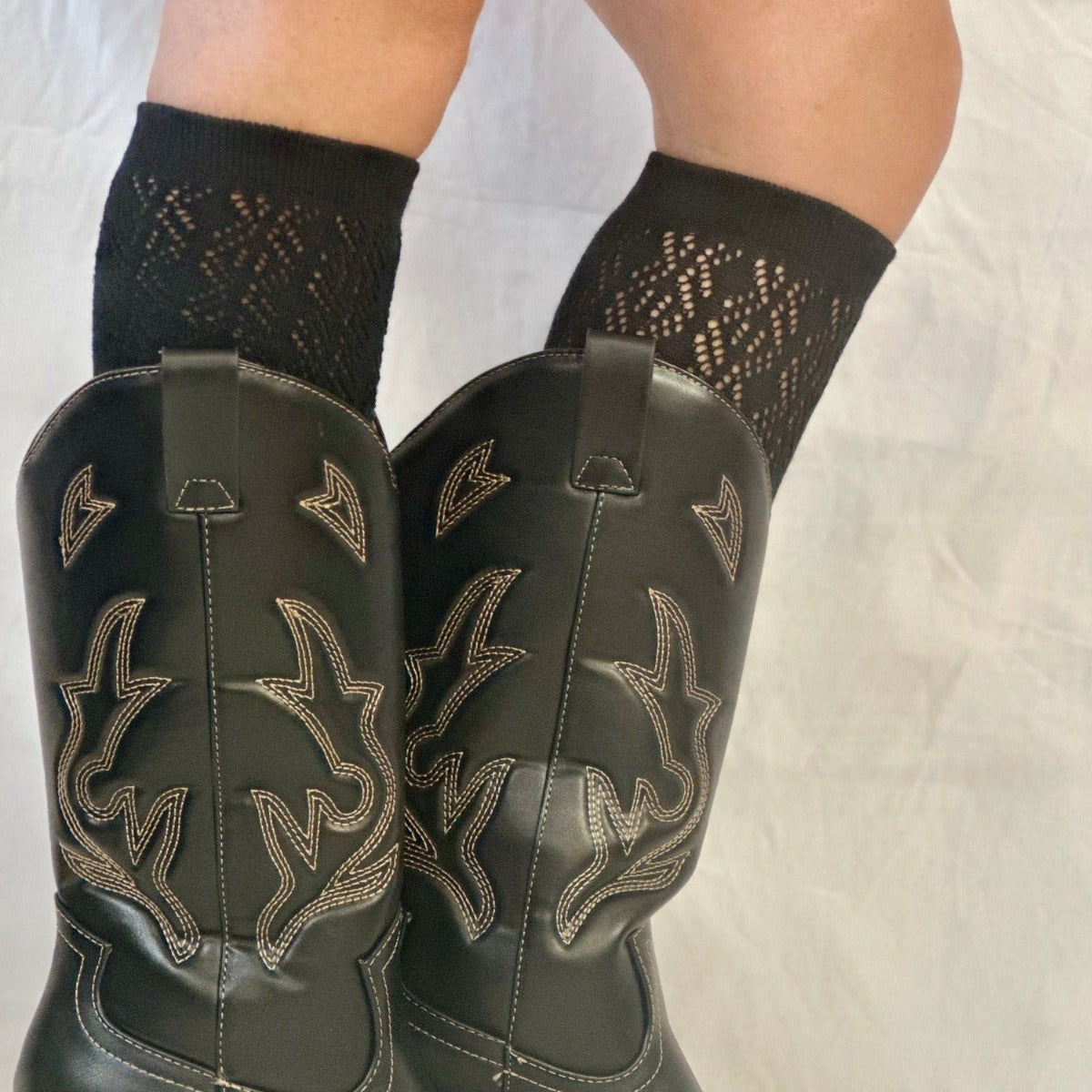 Cowboy boot clearance socks