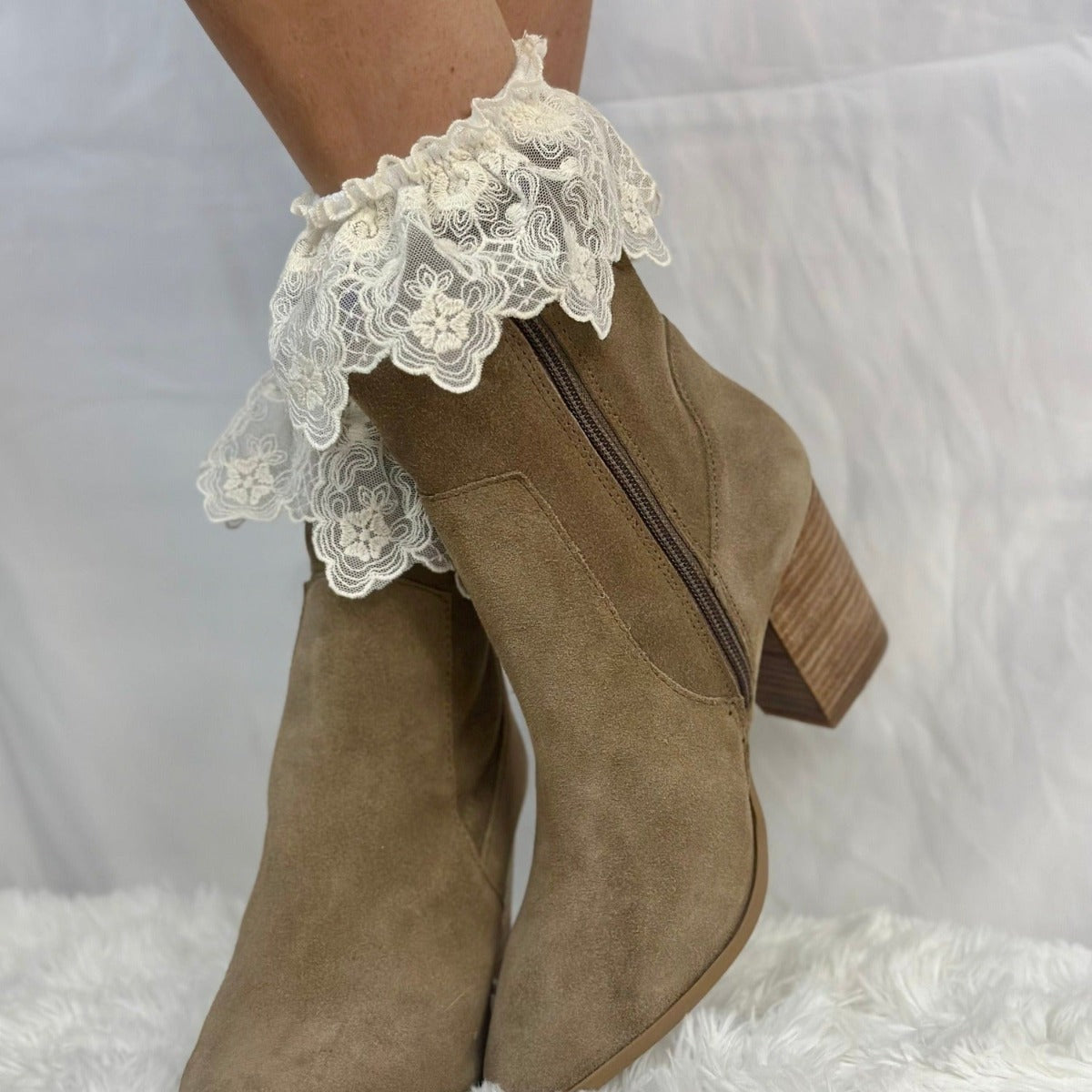 Floral sock outlet booties